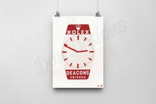 Dan Designs - Clock Print A3