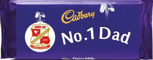 Dairy Milk Bar 360g - No.1 Dad