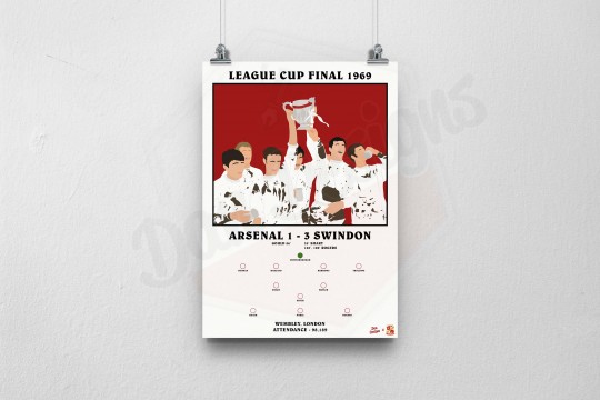 Dan Designs - FA Cup 1969 Swindon A3