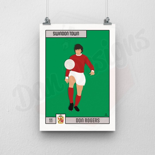 Dan Designs -  Don Rogers Panini Print A4