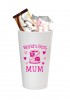 Best Mum Hot Chocolate Mug Set Pink Text