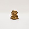 Wooden Club Crest Keyring