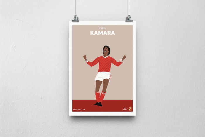 Dan Designs - Chris Kamara Print A3