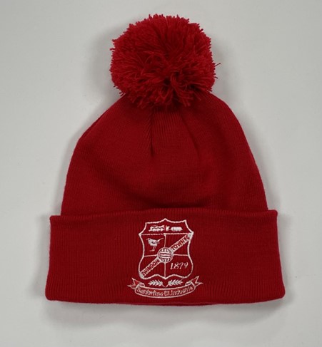 Red Bobble Hat Adult
