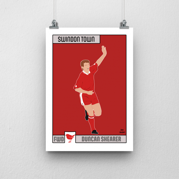 Dan Designs - Duncan Shearer Legend Print